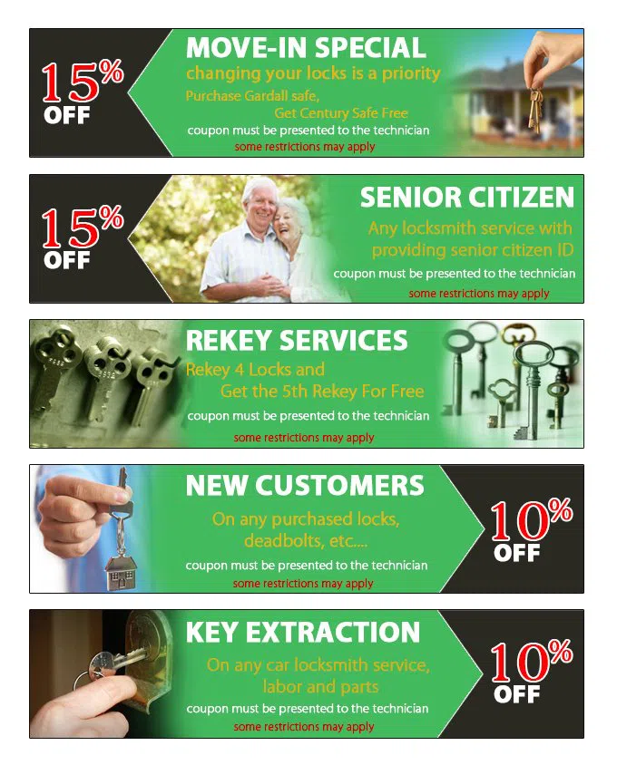 Arlington Locksmith Store Arlington, TX 972-810-6765 - coupon23-set-five